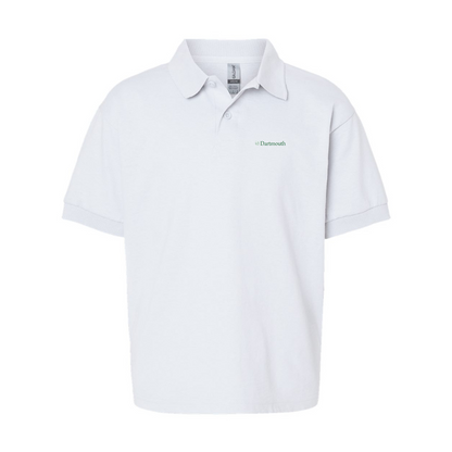 Youth Dartmouth College Gildan Dry Blend Jersey Polo