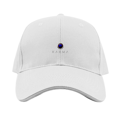 Karma Logo  Dad Baseball Cap Hat