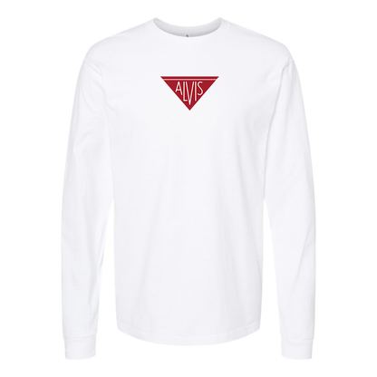 Men's Alvis Logo Cotton Long Sleeve T-Shirt