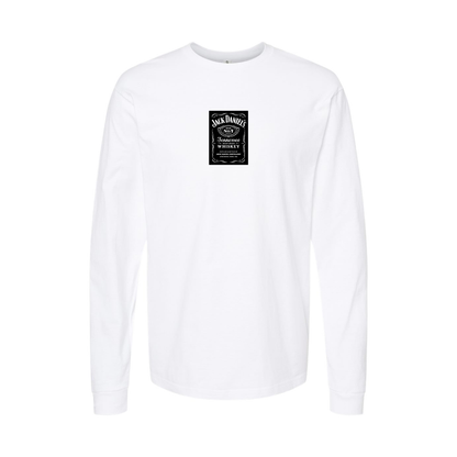 Youth Jack Daniels Logo Cotton Long Sleeve T-Shirt