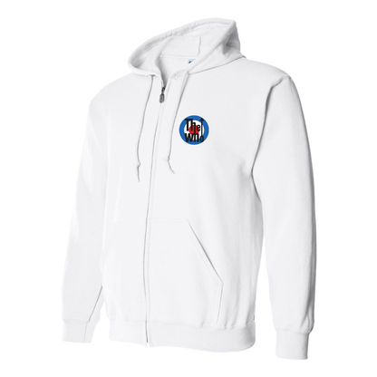 Men's The Who Logo Zipper Hoodie