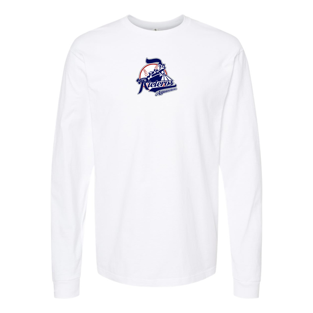 Youth Aguascalientes Rieleros Logo Cotton Long Sleeve T-Shirt