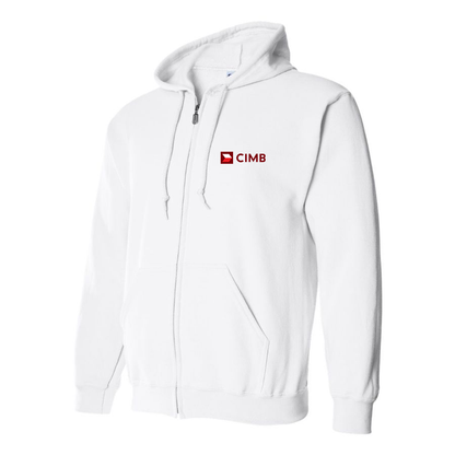 Men's CIMB  Logo Zipper Hoodie