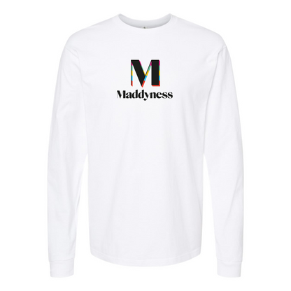 Youth Maddyness Logo Cotton Long Sleeve T-Shirt