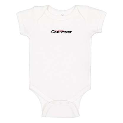 Le Nouvel Observateur Logo  Baby Onesie Romper
