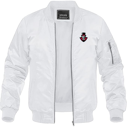 Men's  Austin Peay Governors  Lightweight Bomber Jacket Windbreaker Softshell Varsity Jacket Coat