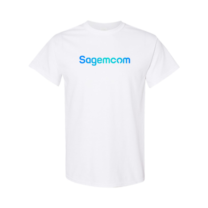 Men's Sagemcom Logo  Cotton T-Shirt