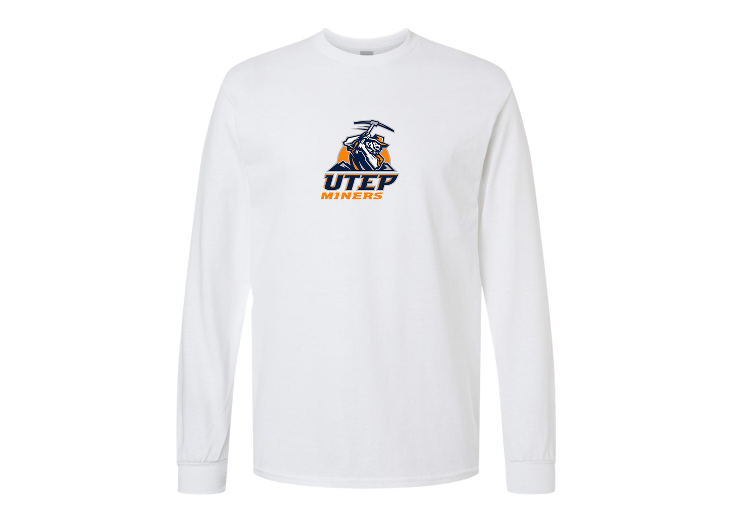 Men's UTEP Miners Gildan Heavy Cotton Long Sleeve T-Shirt