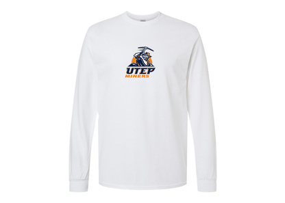 Men's UTEP Miners Gildan Heavy Cotton Long Sleeve T-Shirt