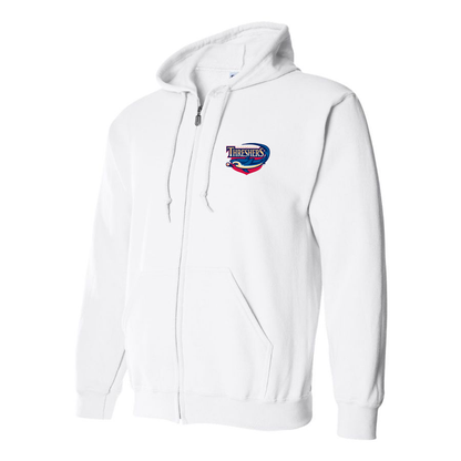 Men's Clearwater Threshers Logo Zipper Hoodie