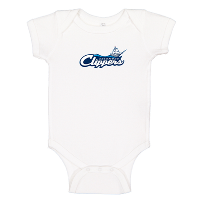 Columbus Clippers Logo Baby Onesie Romper