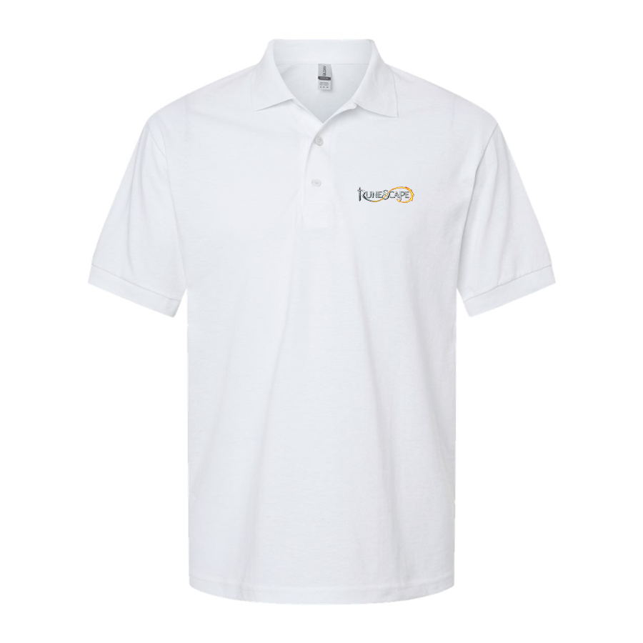 Men's Runescape Logo Gildan Dry Blend Jersey Polo