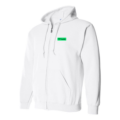 Men's Trustly Horizontal Logo Zipper Hoodie