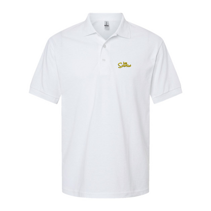 Men's Les Simpson Logo Dry Blend Polo