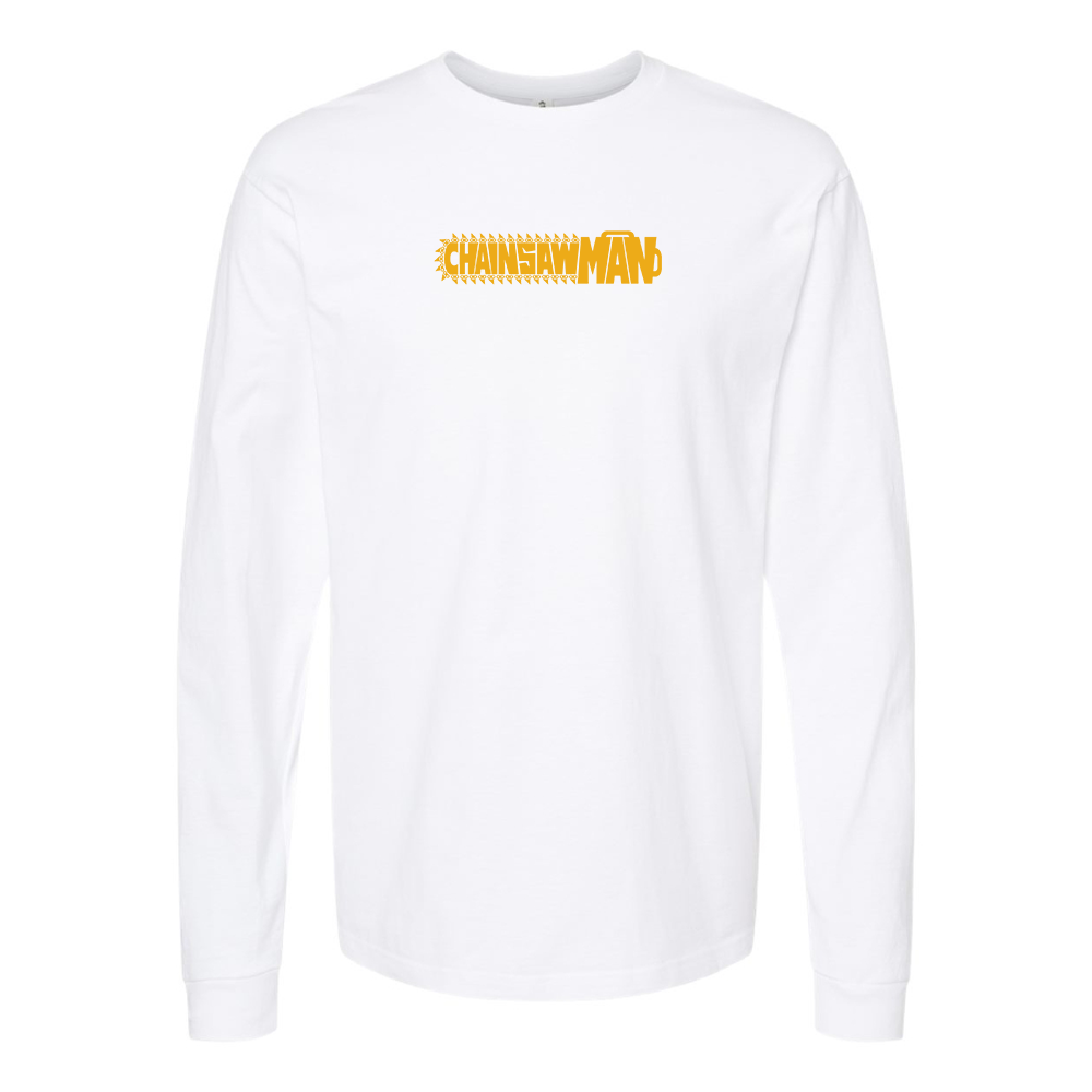 Youth Chainsaw Man Logo Cotton Long Sleeve T-Shirt