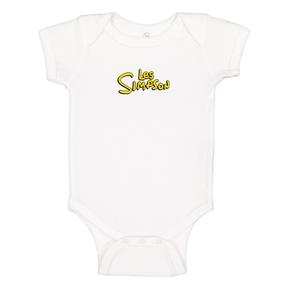 Les Simpson Logo Baby Romper Onesie