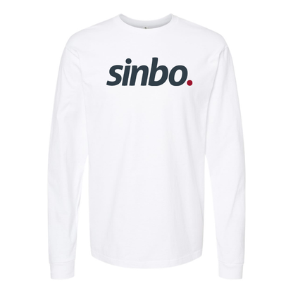 Men's Sinbo Logo Cotton Long Sleeve T-Shirt