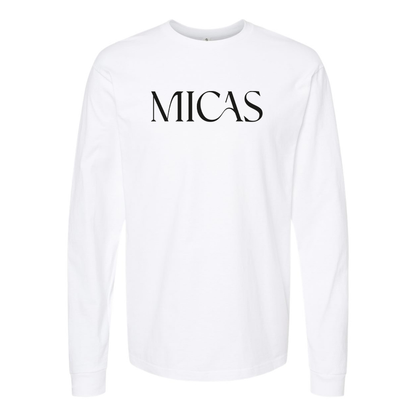 Men's Micas  Logo Cotton Long Sleeve T-Shirt