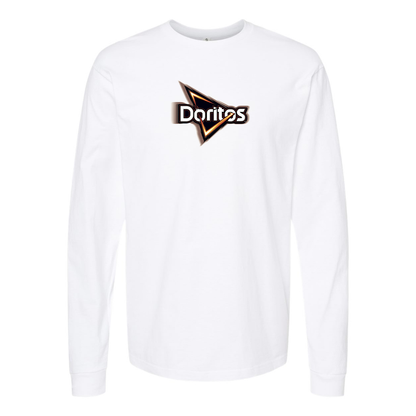 Men's Doritos Logo Cotton Long Sleeve T-Shirt
