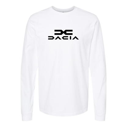 Men's Dacia Logo Cotton Long Sleeve T-Shirt