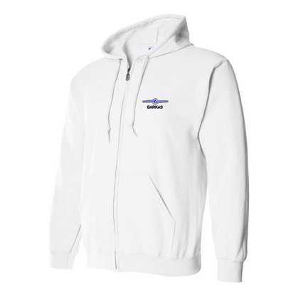 Men's Barkas Logo Zipper Hoodie