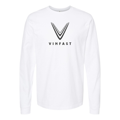 Men's VinFast Logo Cotton Long Sleeve T-Shirt