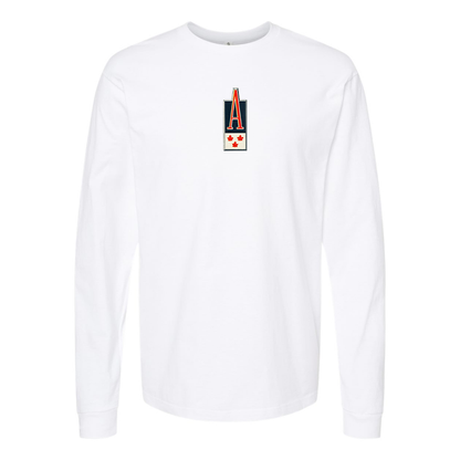 Men's Acadian Logo Cotton Long Sleeve T-Shirt