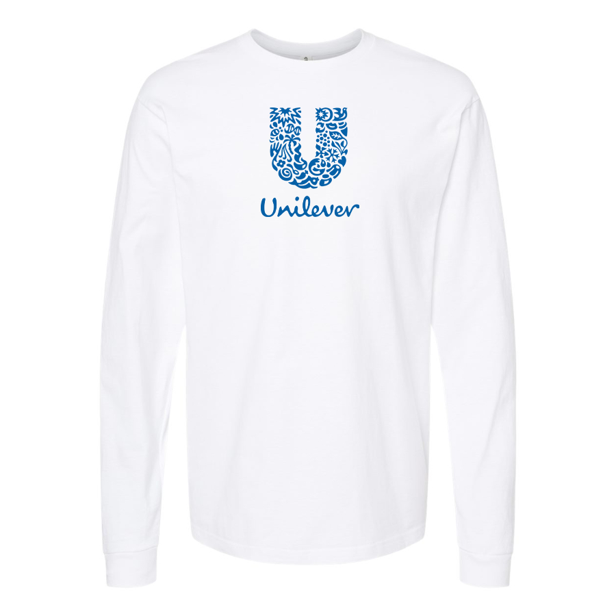 Men's Unilever Logo  Cotton Long Sleeve T-Shirt
