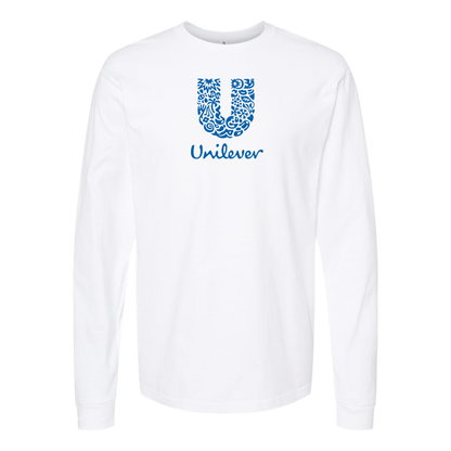 Men's Unilever Logo  Cotton Long Sleeve T-Shirt