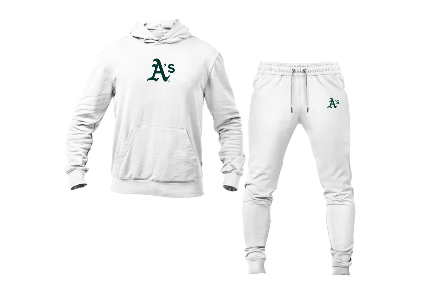 Men's Athletics Logo Hoodie Joggers Set