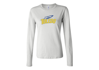 BELLA CANVAS Women’s Toledo Rockets Jersey Long Sleeve Tee