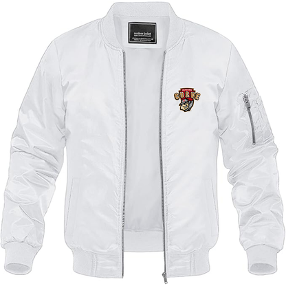 Men's Altoona Curve Logo Lightweight Bomber Jacket Windbreaker Softshell Varsity Jacket Coat
