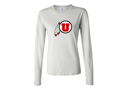 BELLA CANVAS Women’s Utah Utes Jersey Long Sleeve Tee