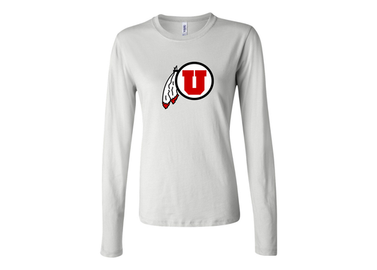 BELLA CANVAS Women’s Utah Utes Jersey Long Sleeve Tee