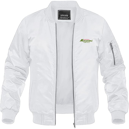 Men's  Romano_s Macaroni Grill  Logo Lightweight Bomber Jacket Windbreaker Softshell Varsity Jacket Coat