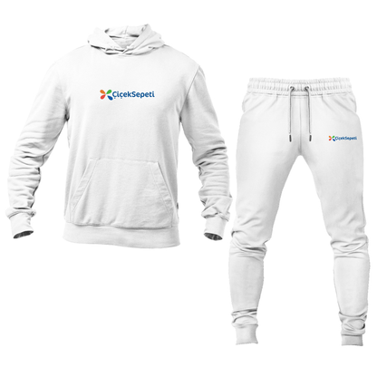 Men's Ciceksepeti Logo Hoodie Joggers Set