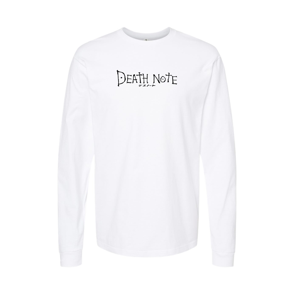 Men's Death Note Logo Long Sleeve T-Shirt