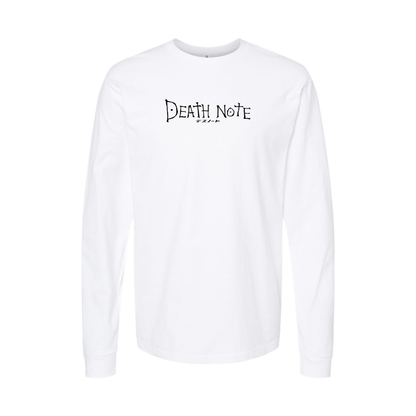 Men's Death Note Logo Long Sleeve T-Shirt