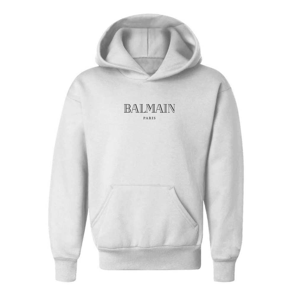 Youth  Balmain Logo  Pullover Hoodie
