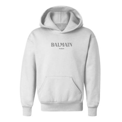Youth  Balmain Logo  Pullover Hoodie