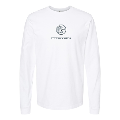 Men's Proton Logo Cotton Long Sleeve T-Shirt