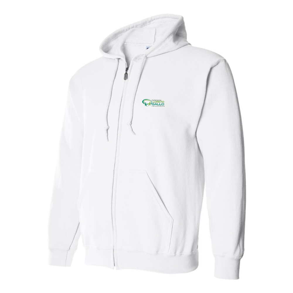 Men's Farmacia Loreto Gallo Logo Zipper Hoodie