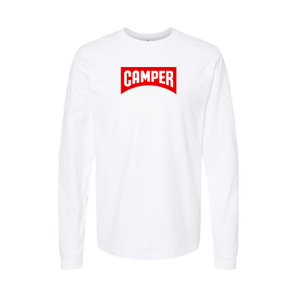 Youth Camper Logo Cotton Long Sleeve T-Shirt