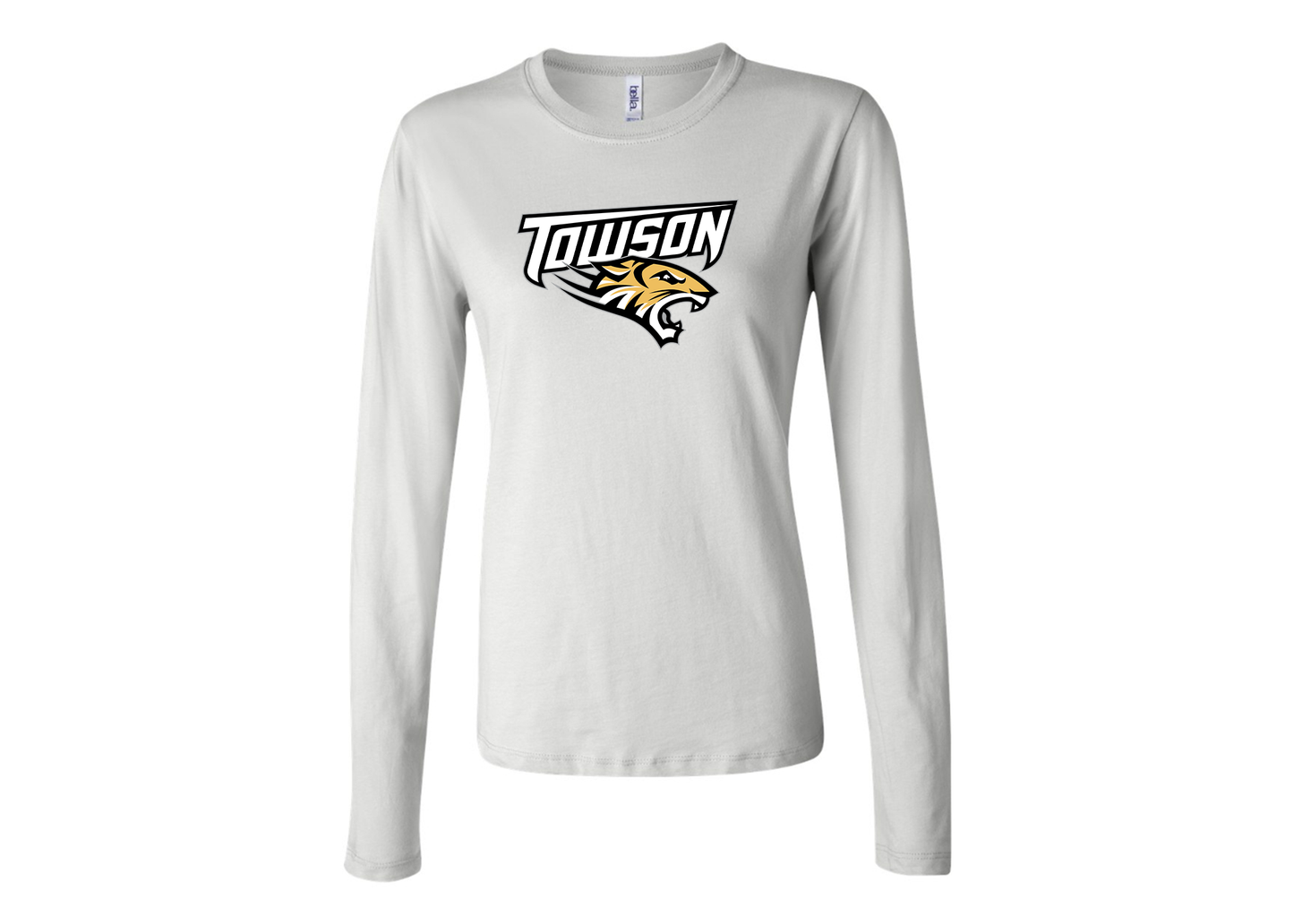 BELLA CANVAS Women’s Towson Tigers Jersey Long Sleeve Tee