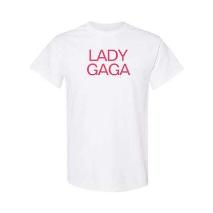 Men's Lady Gaga Logo Cotton T-Shirt