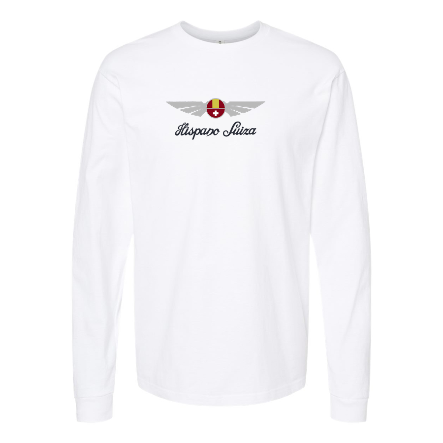 Men's Hispano Suiza Logo Long Sleeve T-Shirt