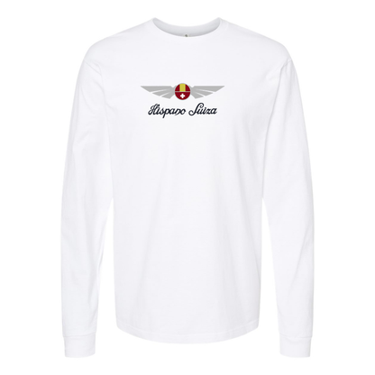 Men's Hispano Suiza Logo Long Sleeve T-Shirt
