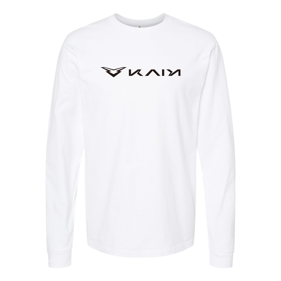 Men's Kaiyi  Logo Cotton Long Sleeve T-Shirt