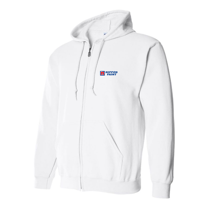 Men's Nippon Paint Logo  Zipper Hoodie