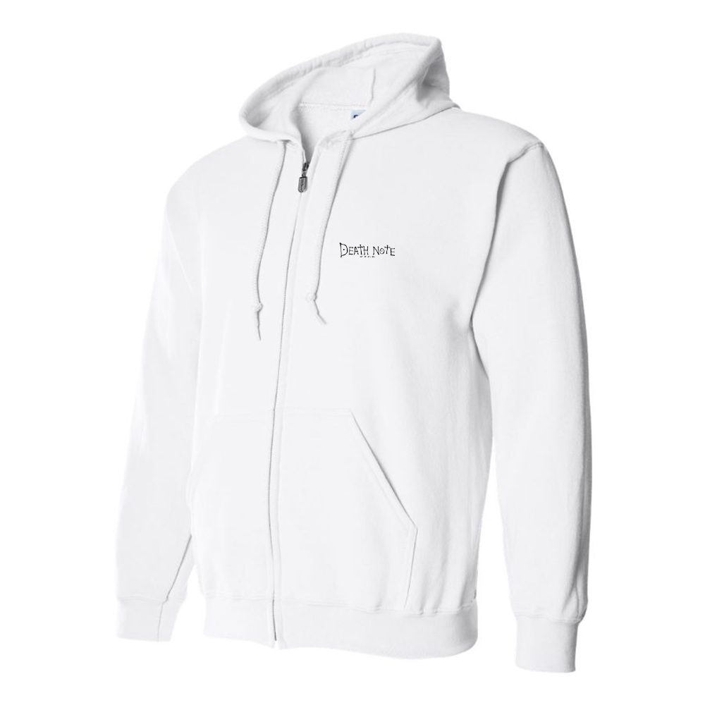 Men's Death Note Logo Zipper Hoodie